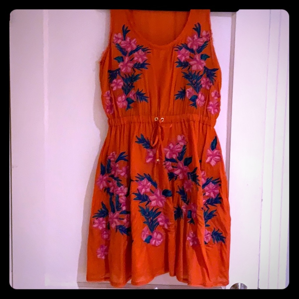 Bright Coral Sundress Juicy Couture Dress